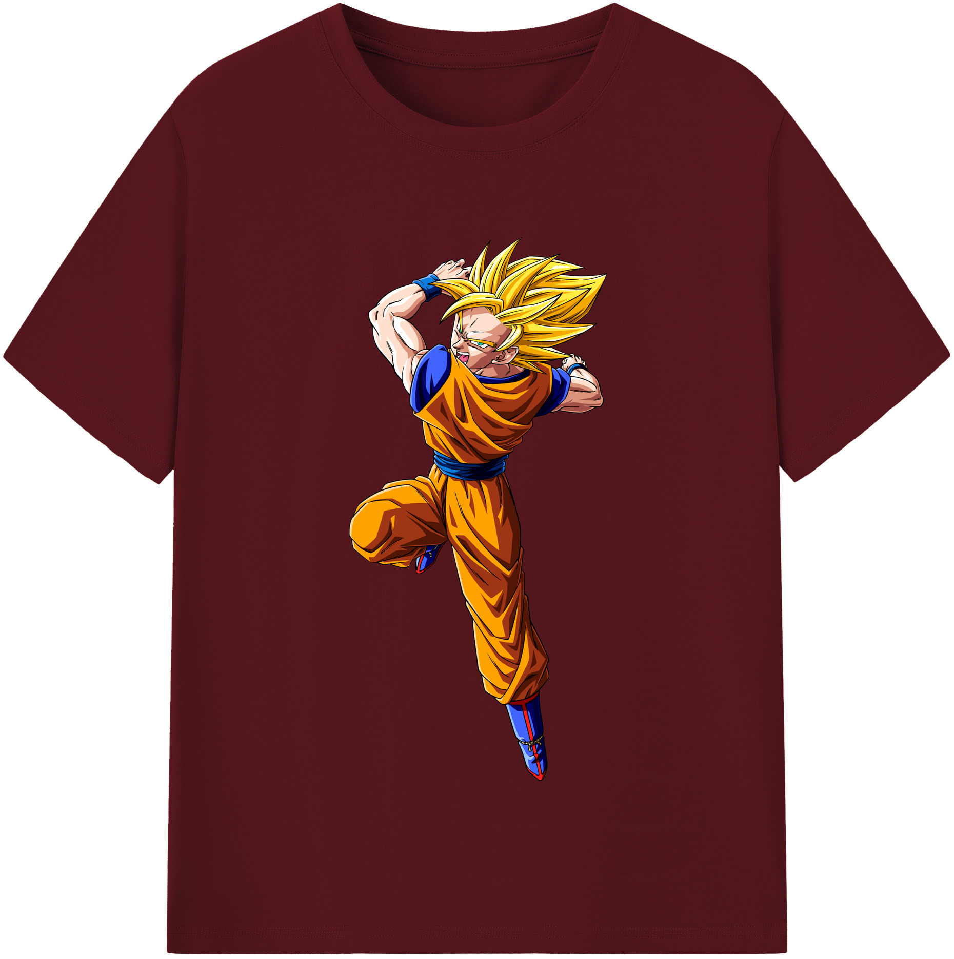 （画像用） ドラゴンボール 孫悟空（そん ごくう）Son Goku カカロット DRAGON BALL Kakarotto 綿100％半袖Tシャツ（フロントプリント）